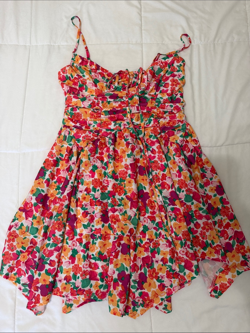 Princess Polly Multicolor Floral Spaghetti Strap Dress